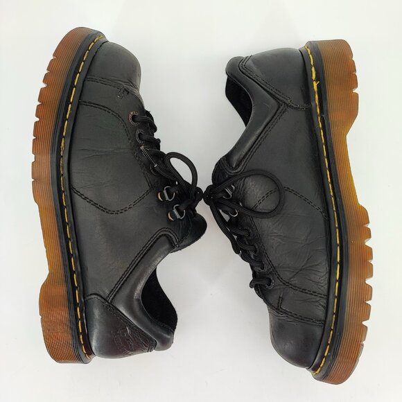 Dr. Martens Oxford Men\'s Size 11M US Leather Black Padded Collar Shoes 10940 main image 7